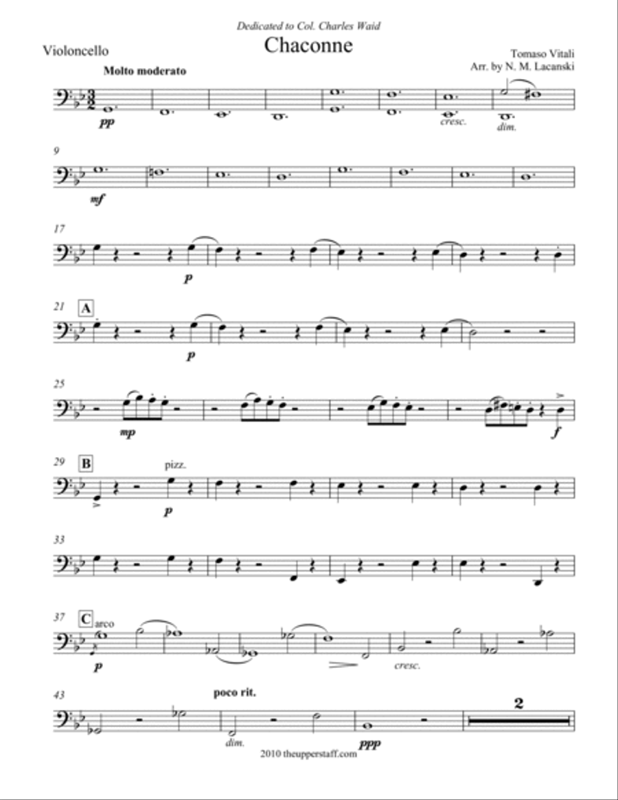 Chaconne Chaconne String Orchestra scores gallery preview page 6