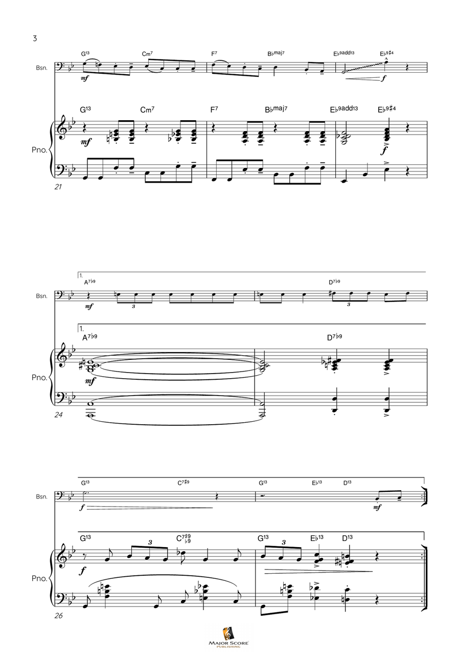 You're A Mean One, Mr. Grinch Bassoon scores gallery preview page 4