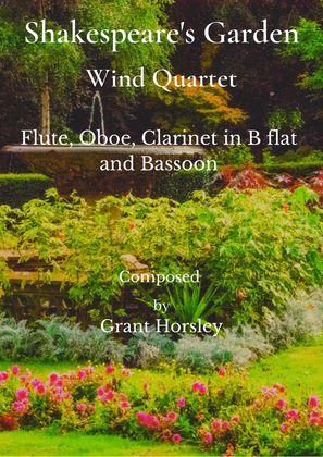 Book cover for Shakespeare's Garden for Wind Quartet