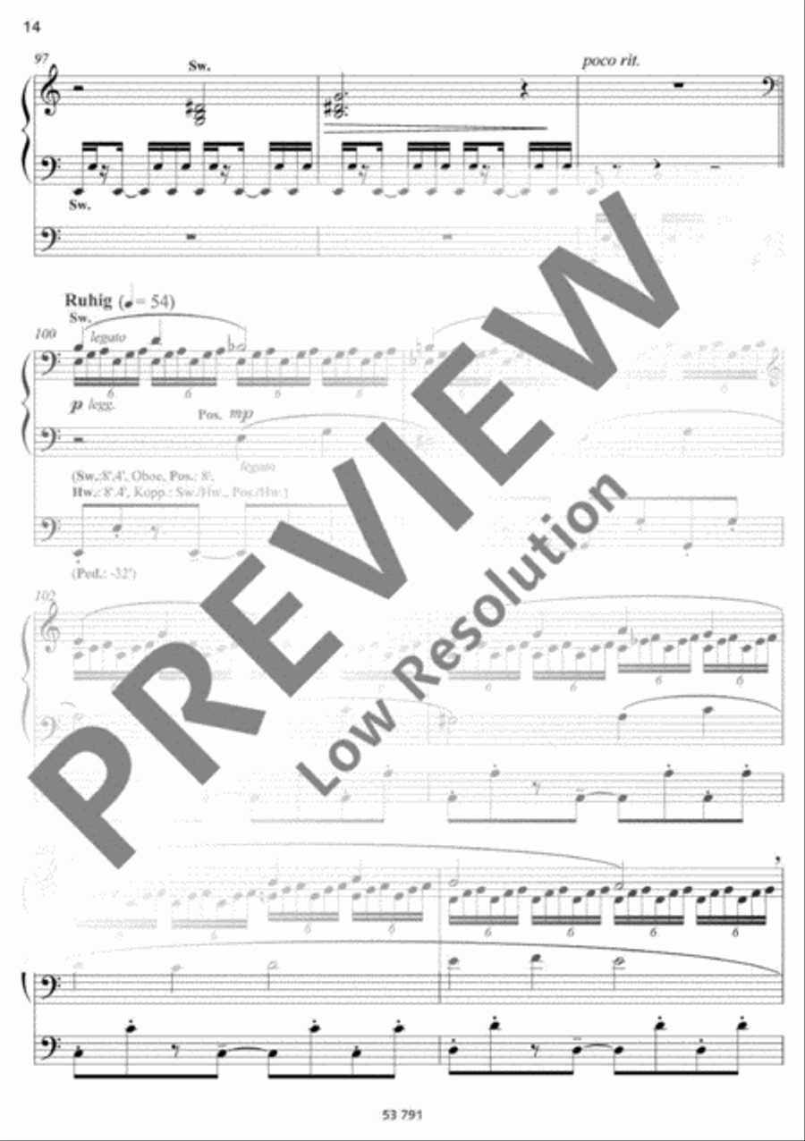 Te Deum Organ scores gallery preview page 15