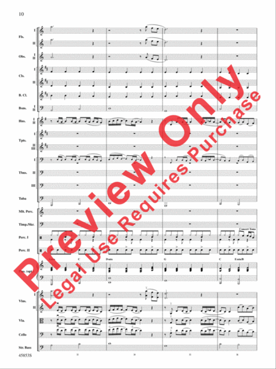 The Best of Bruno Mars Full Orchestra scores gallery preview page 10