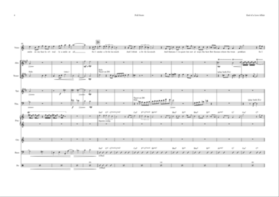 The End Of A Love Affair The End Of A Love Affair Trombone scores gallery preview page 4