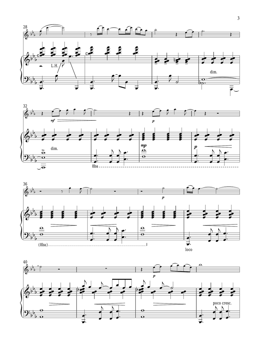Sunday (from Sunday in the Park with George) Flute Solo scores gallery preview page 3