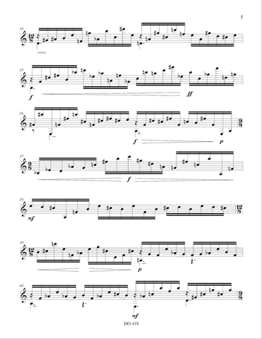 Imaginaire Classical Guitar scores gallery preview page 5
