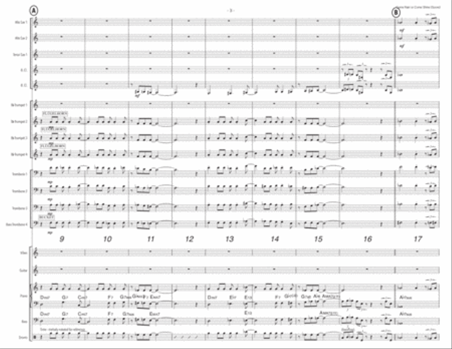 Come Rain Or Come Shine Large Ensemble scores gallery preview page 3