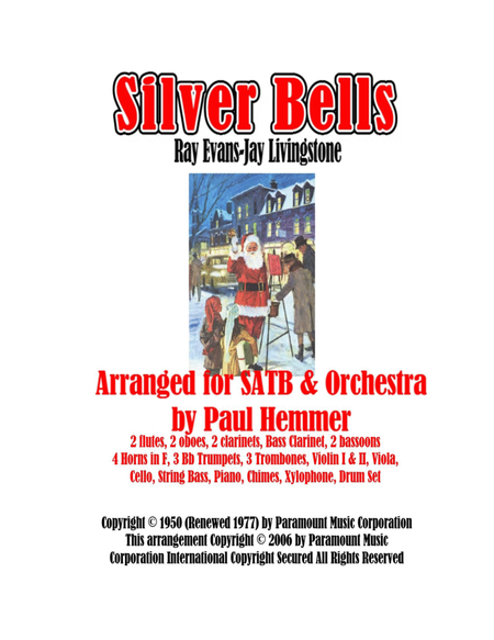 Silver Bells by Plumb - String Orchestra - Digital Sheet Music