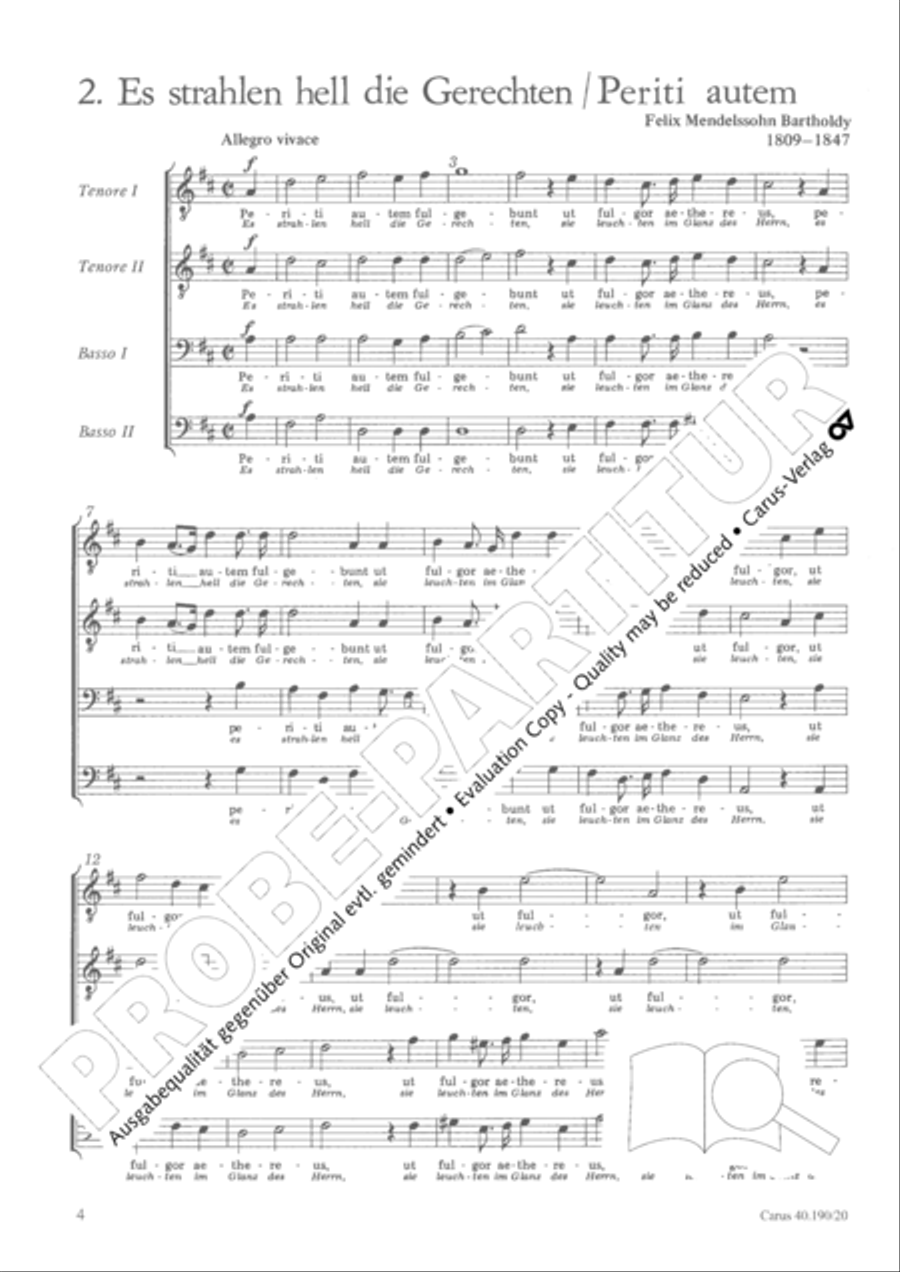 Zwei geistliche Mannerchore Score scores gallery preview page 5