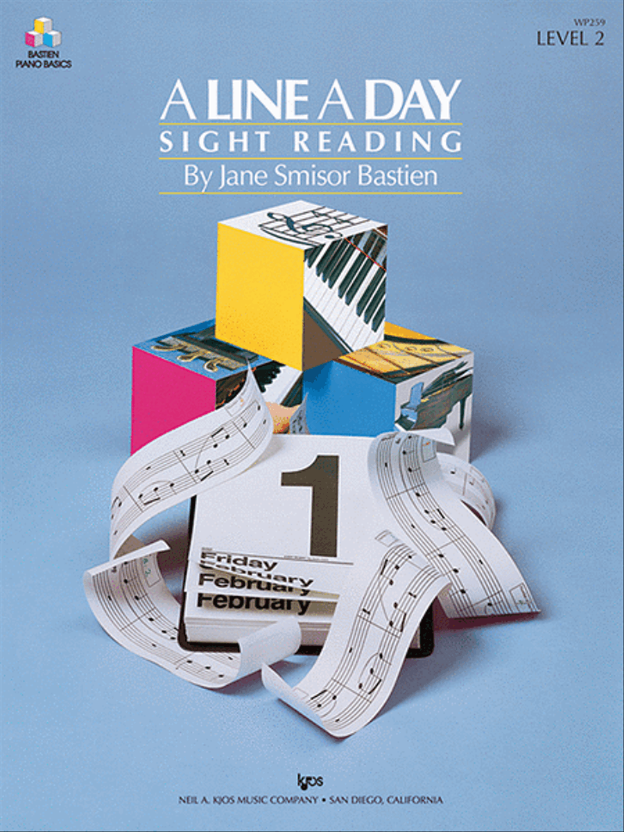 A Line a Day Sight Reading, Level 2 Piano Method scores gallery preview page 1