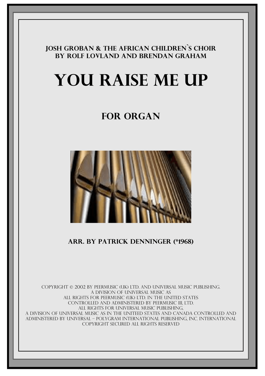 You Raise Me Up Organ Solo scores gallery preview page 1