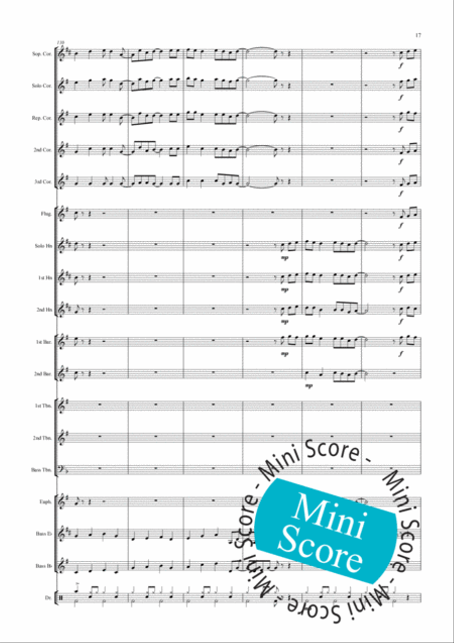 Hangin' On! Brass Band scores gallery preview page 19