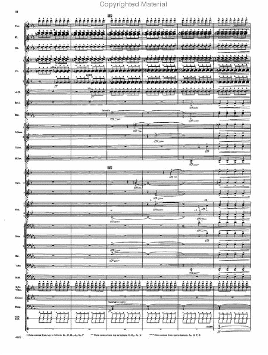 The Light Eternal Concert Band scores gallery preview page 14