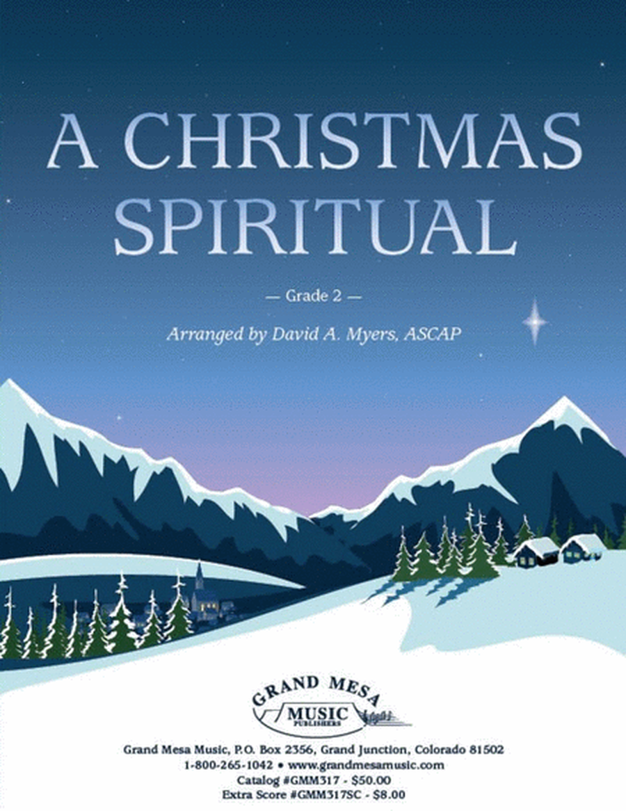 A Christmas Spiritual Cb2 Score