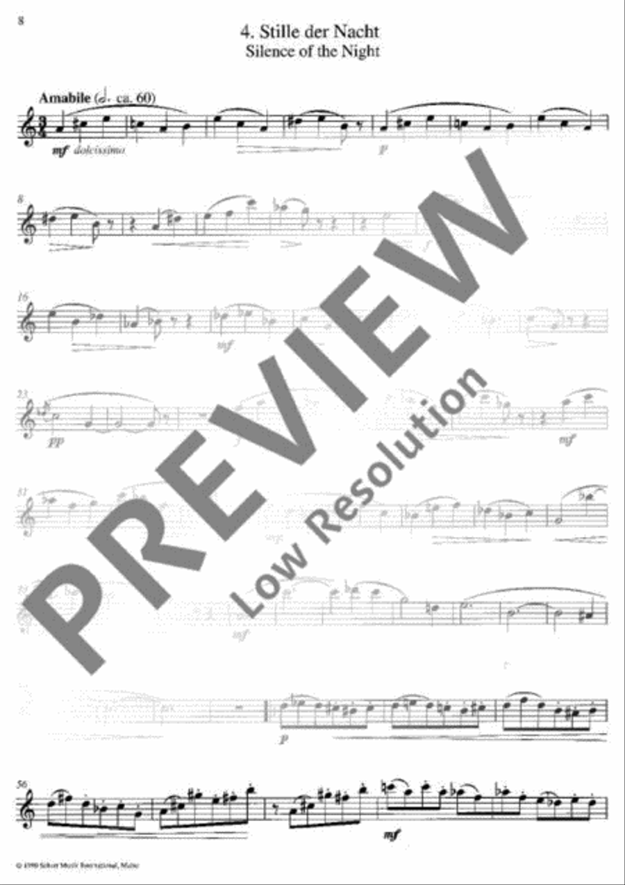 Klänge der Nacht Tenor Recorder scores gallery preview page 9