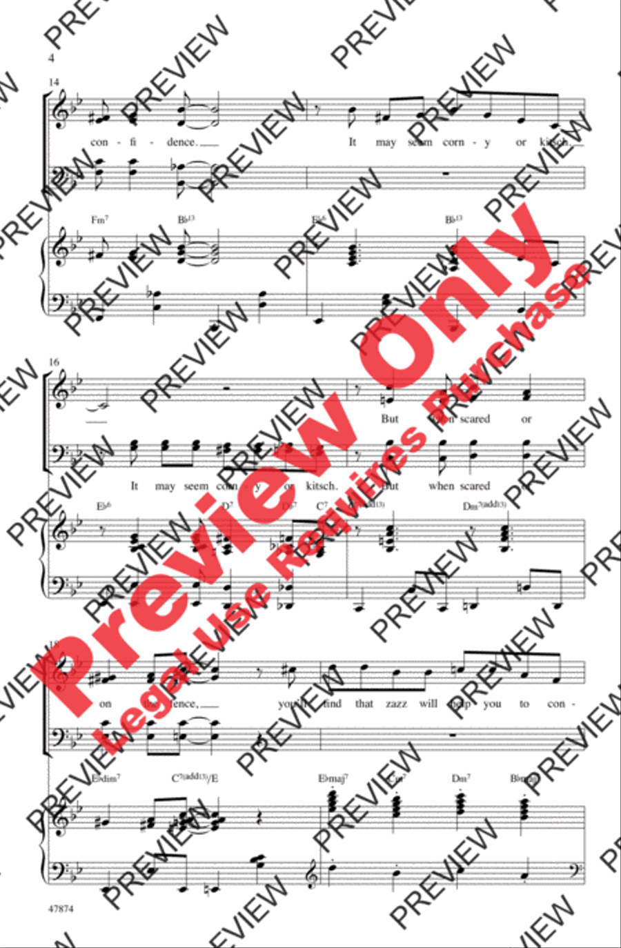 Zazz 4-Part scores gallery preview page 4