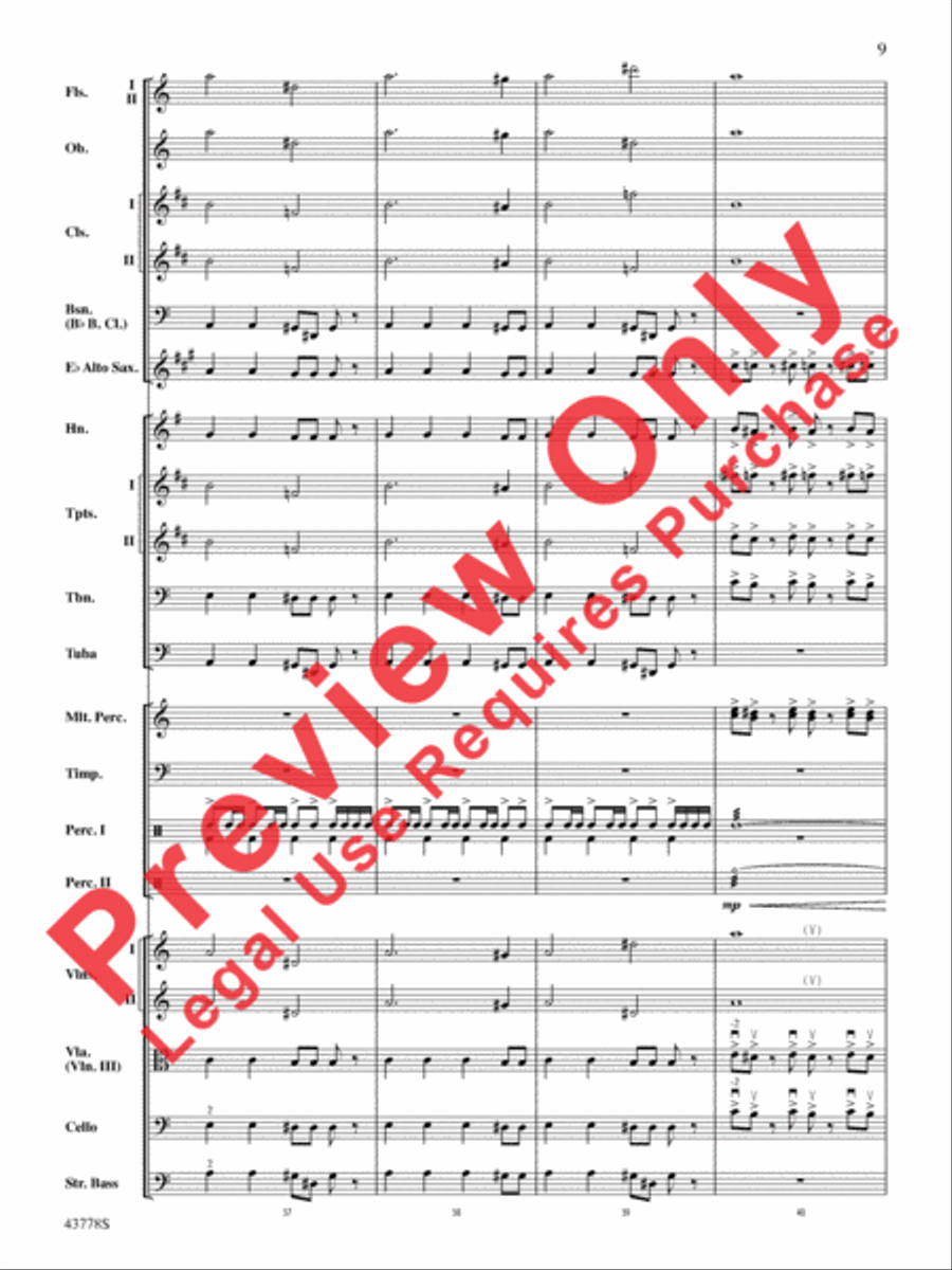 Godzilla Full Orchestra scores gallery preview page 29