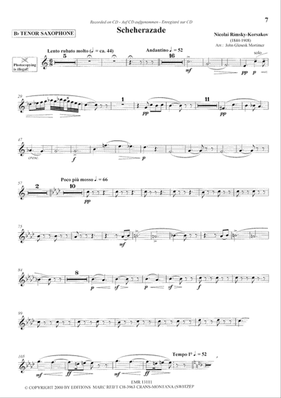 Play The 1st Tenor Sax With The Philharmonic Wind Orchestra Concert Band scores gallery preview page 8