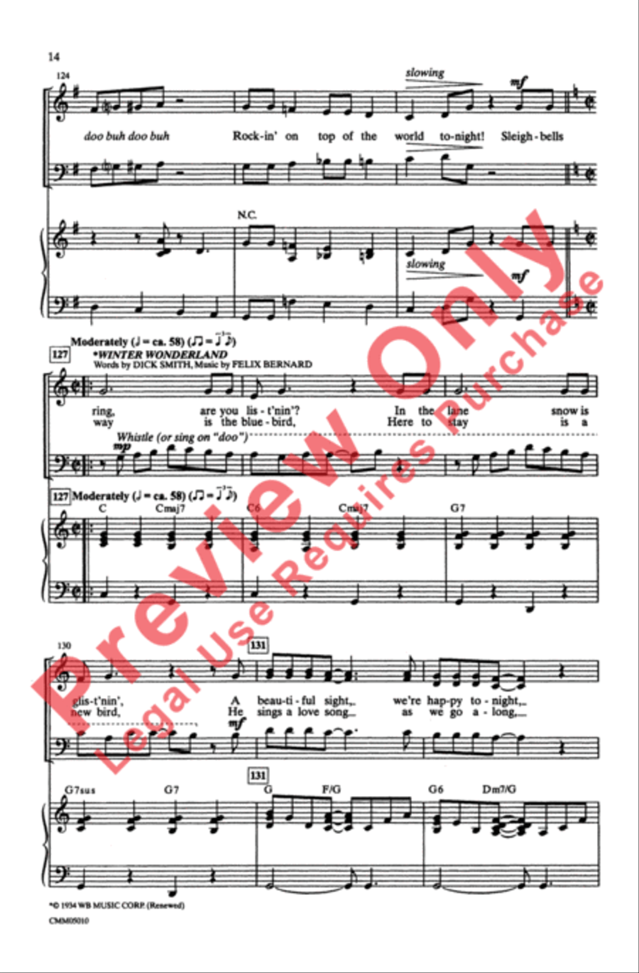 The Polar Express: A Choral Medley 3-Part scores gallery preview page 14