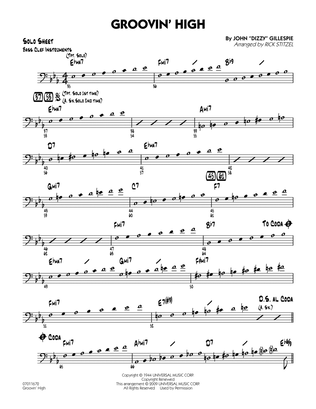 Groovin' High - Bass Clef Solo Sheet