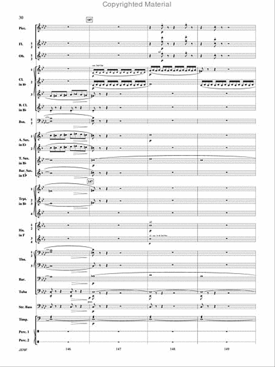 William Tell Overture Concert Band scores gallery preview page 31