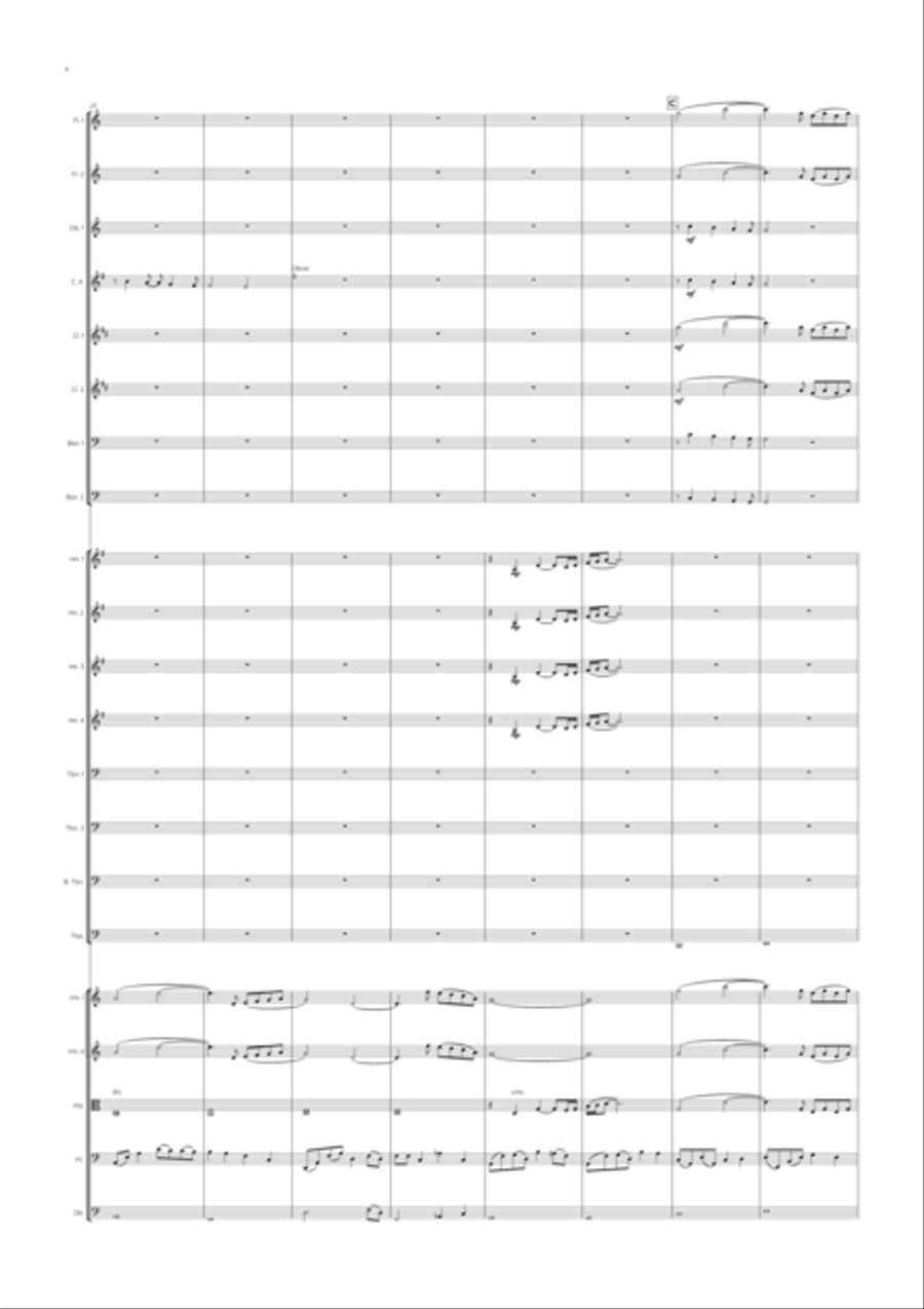 Main Title - Out Of Africa Full Orchestra scores gallery preview page 6