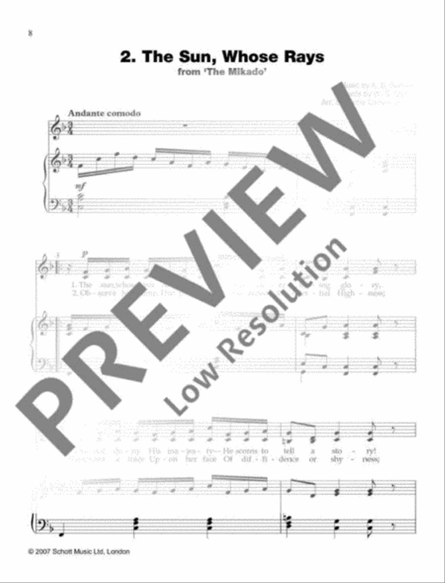 Best of Gilbert and Sullivan Voice scores gallery preview page 9