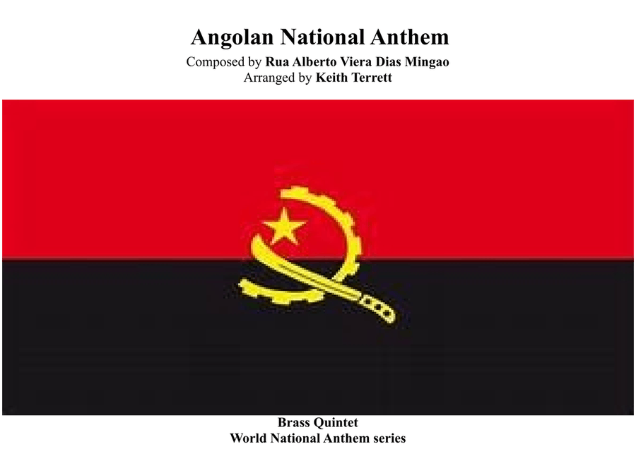 Angolan National Anthem for Brass Quintet MFAO World National Anthem Series image number null