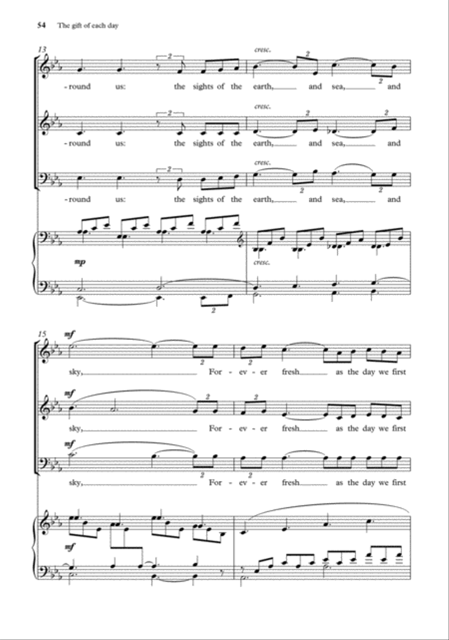 John Rutter Anthems for SA Men SA scores gallery preview page 52