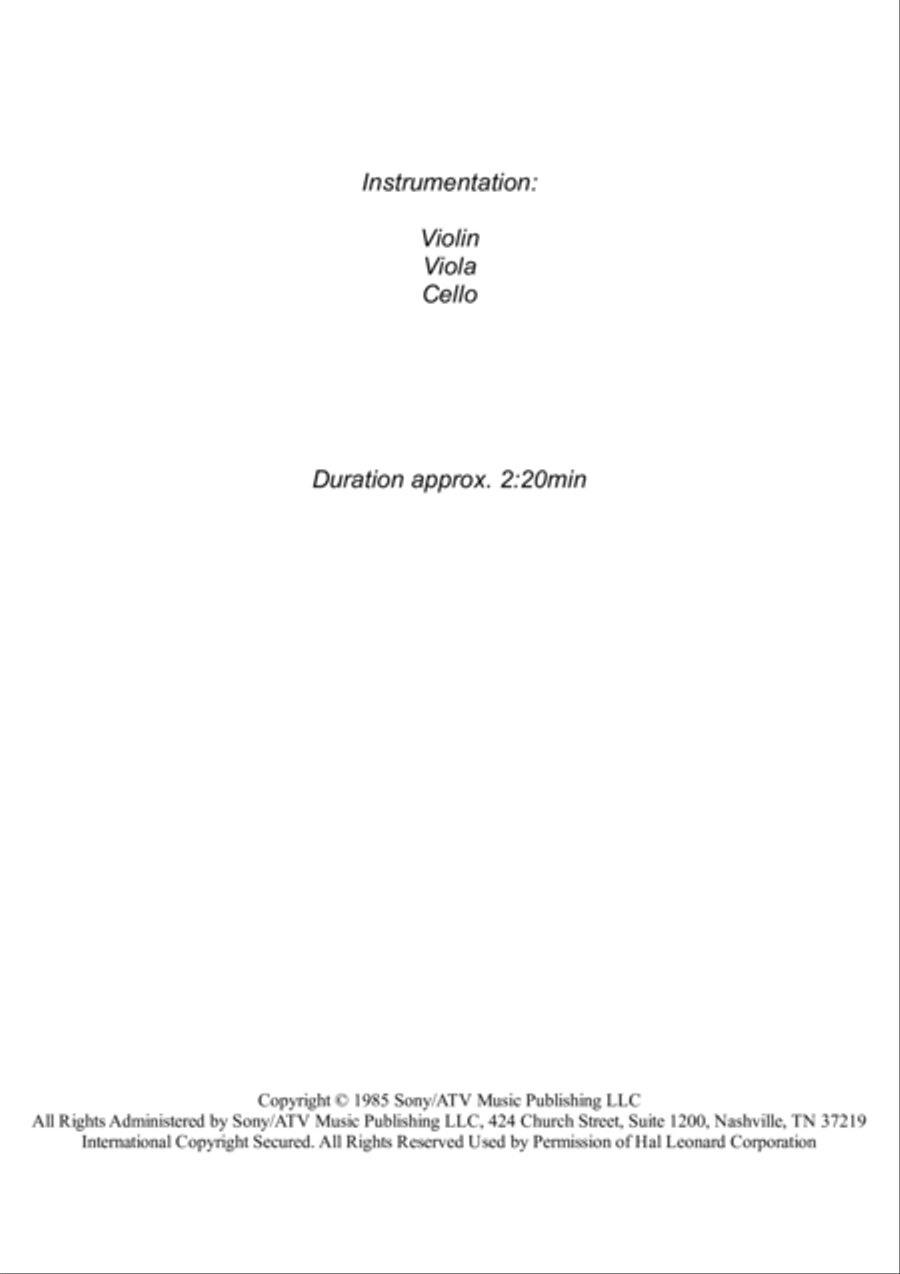Hallelujah String Trio scores gallery preview page 2