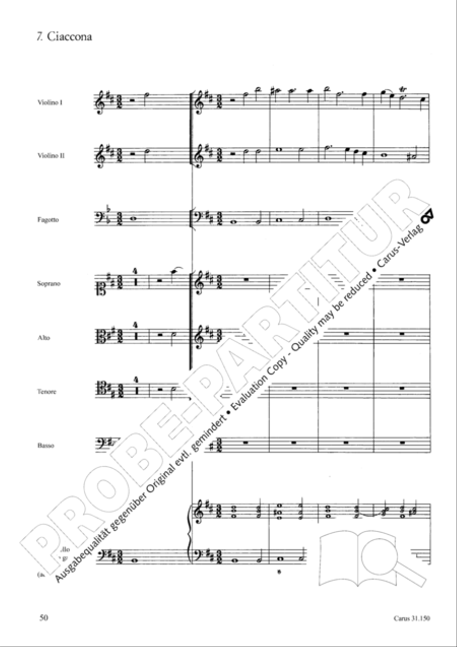 O my Lord, I long for thee (Nach dir, Herr, verlanget mich) 4-Part scores gallery preview page 53