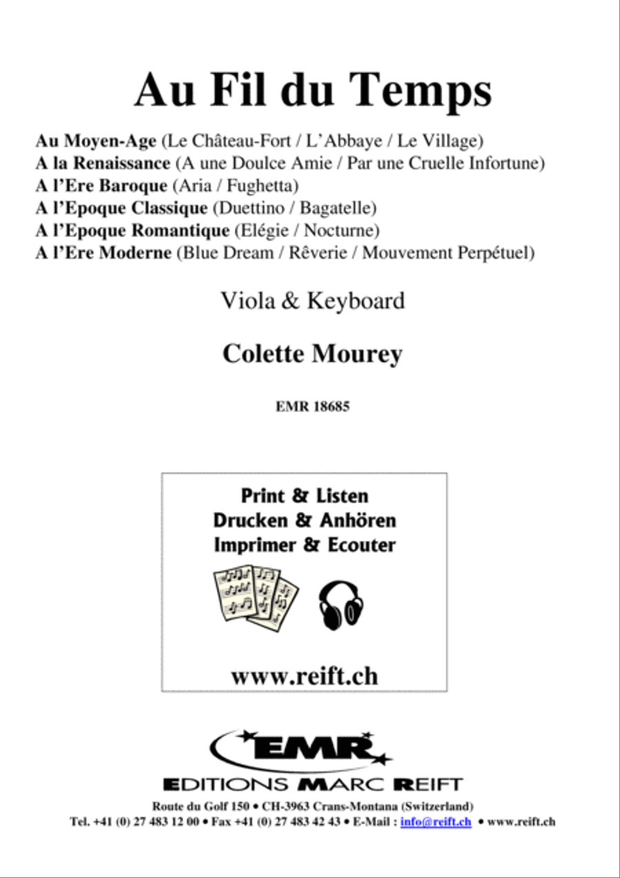 Au Fil Du Temps Viola scores gallery preview page 2