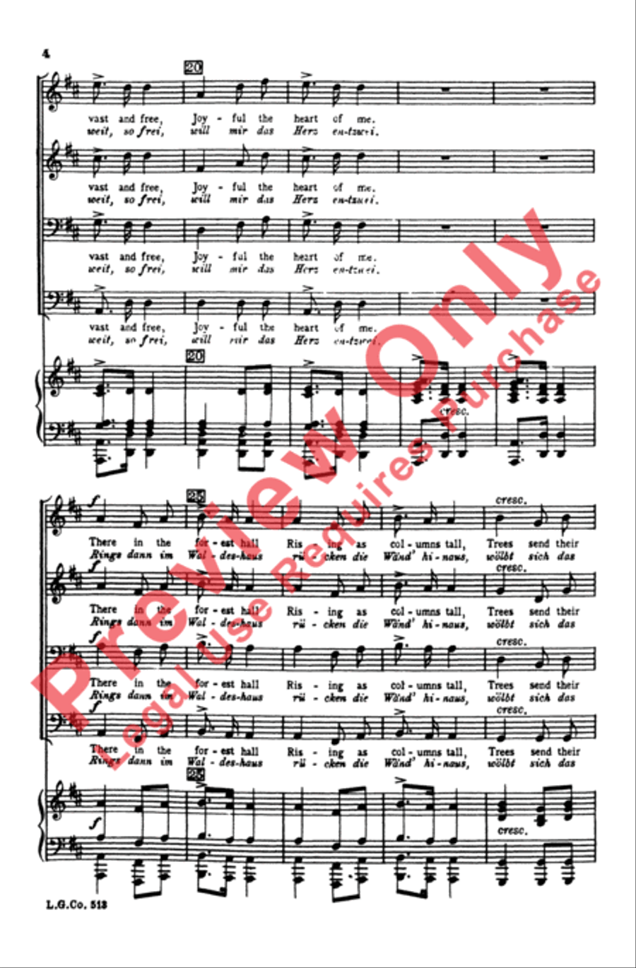 Widerspruch Men's Choir scores gallery preview page 3
