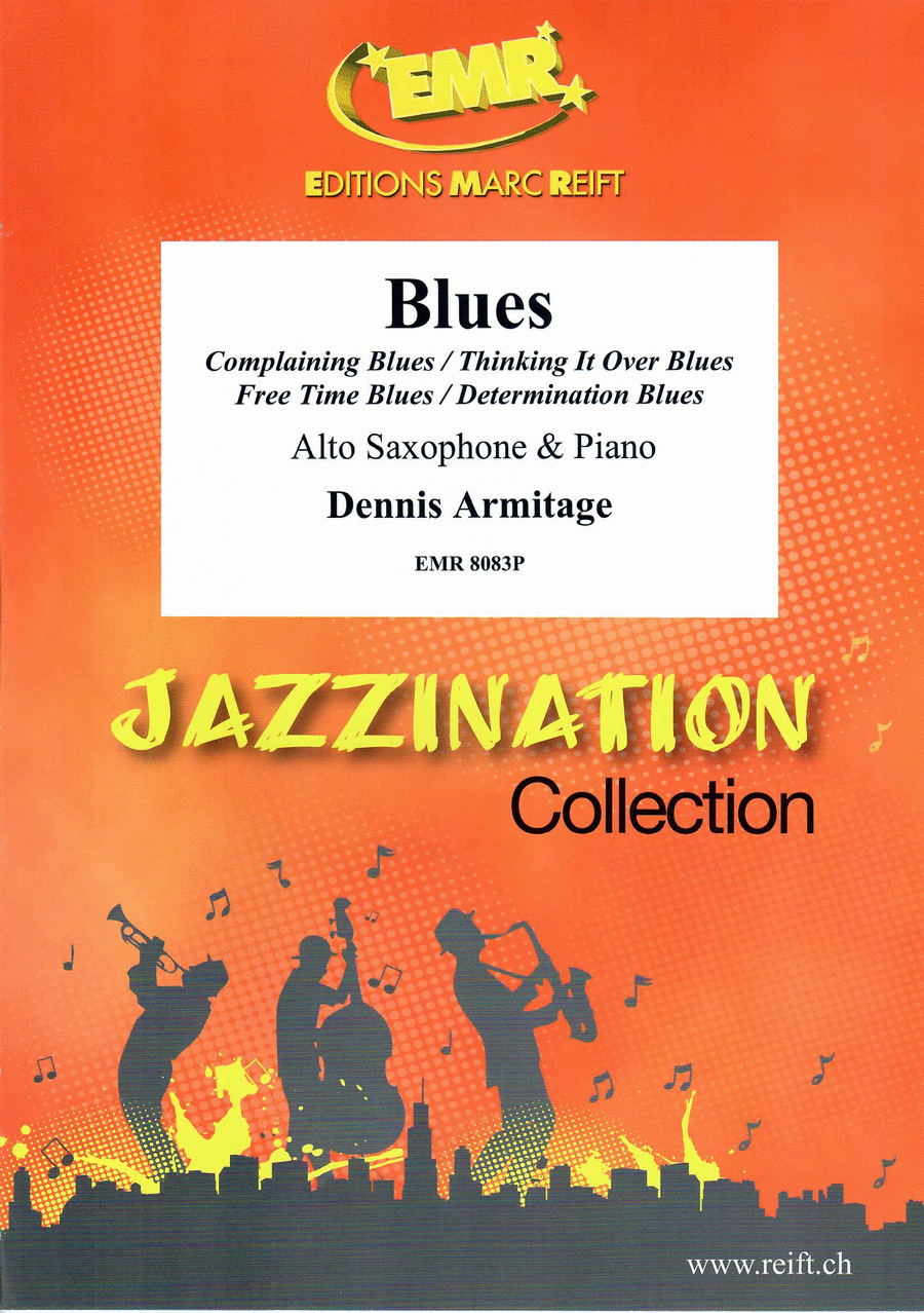 Blues Alto Saxophone scores gallery preview page 1