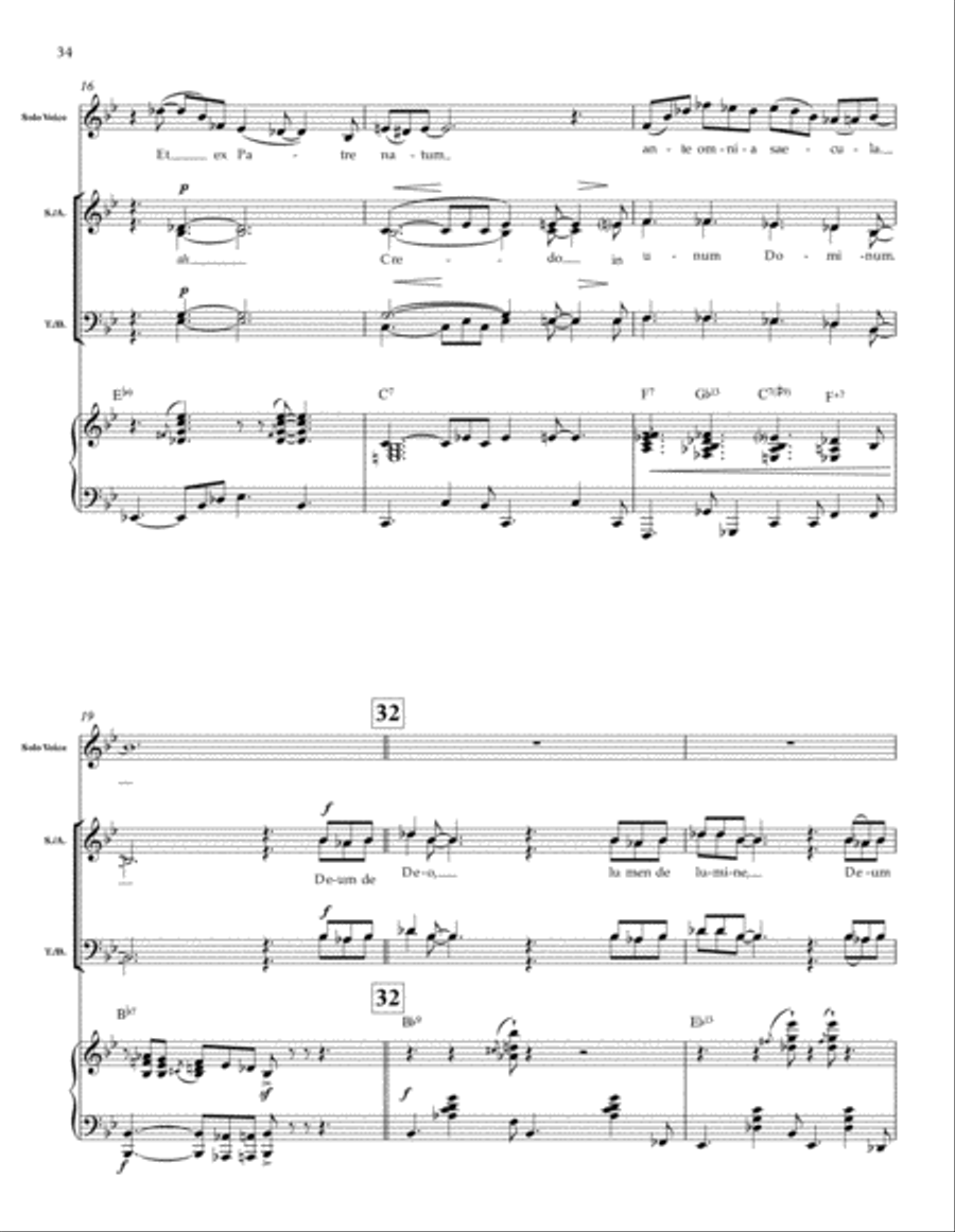 Mass in Blue Mass in Blue 4-Part scores gallery preview page 13