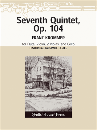 Seventh Quintet Op. 104 (Facsimile) For Flute