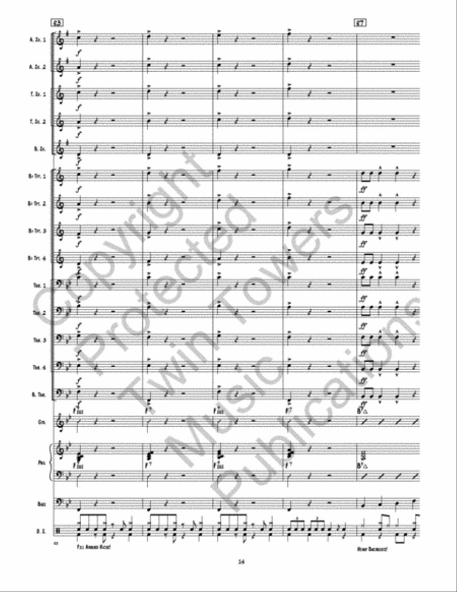 Model Train Model Train Jazz Ensemble scores gallery preview page 15