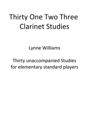 Book cover for Thirty One Two Three Clarinet Studies