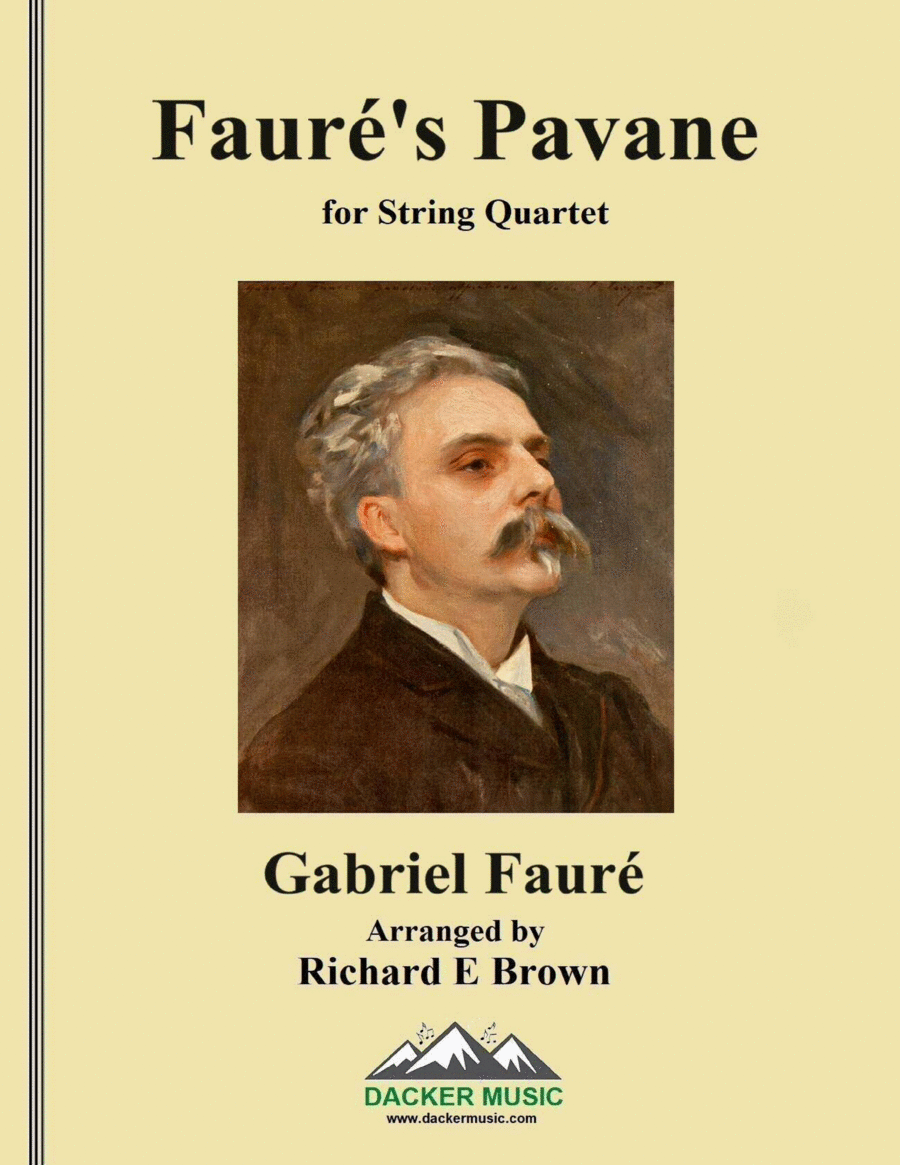 Fauré's Pavane - String Quartet String Quartet scores gallery preview page 1