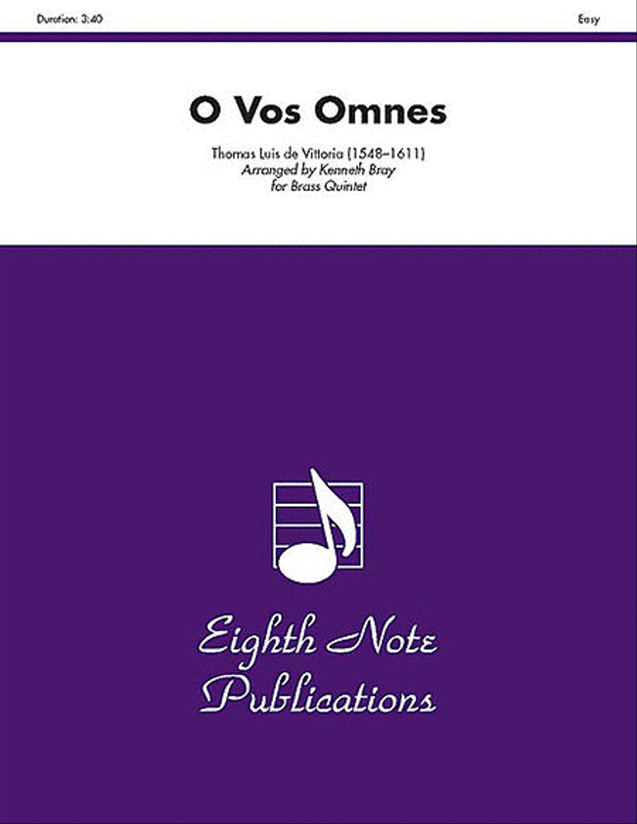 O Vos Omnes Brass Quintet scores gallery preview page 1