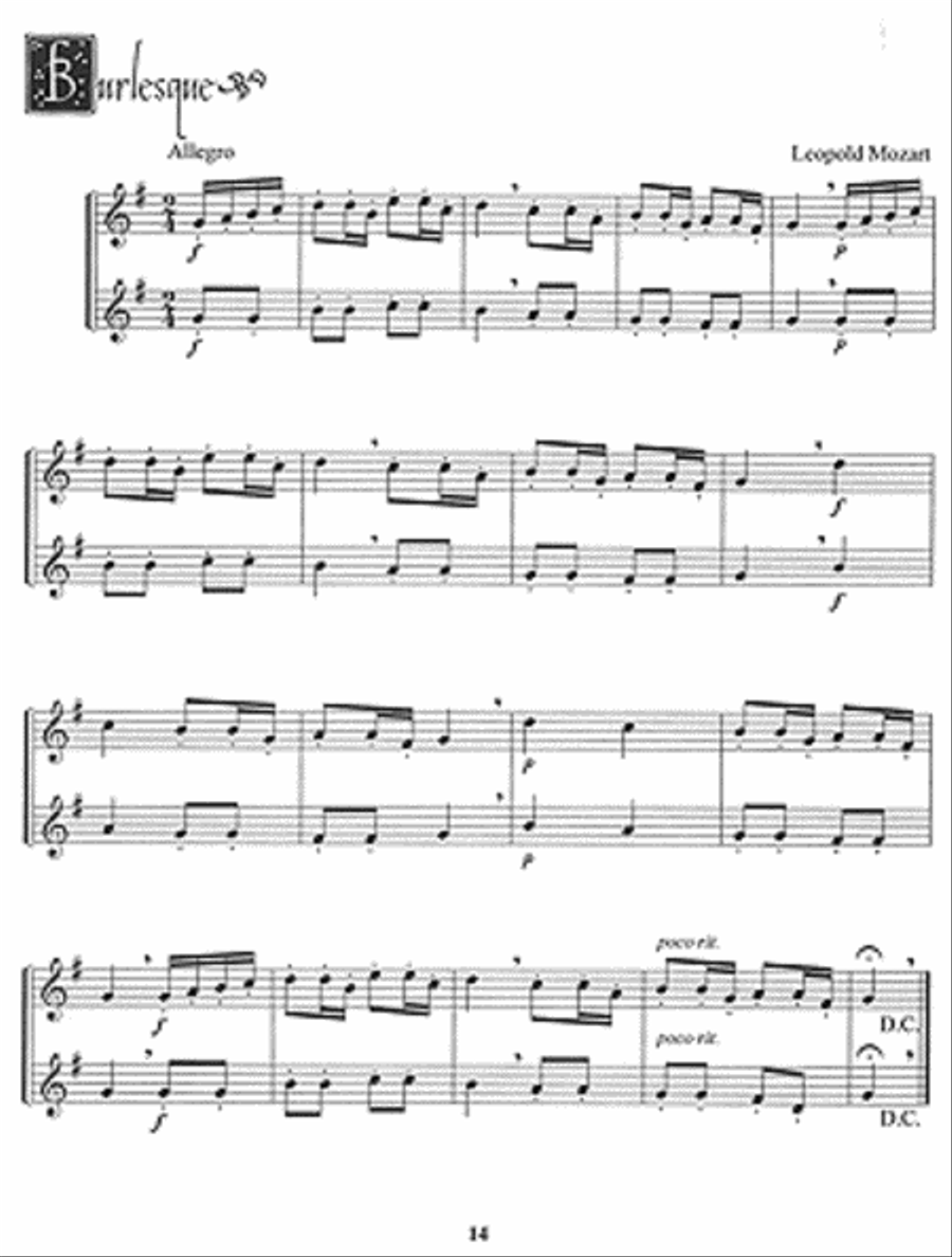 Easy Duets for Soprano Recorder Woodwind Duet scores gallery preview page 2