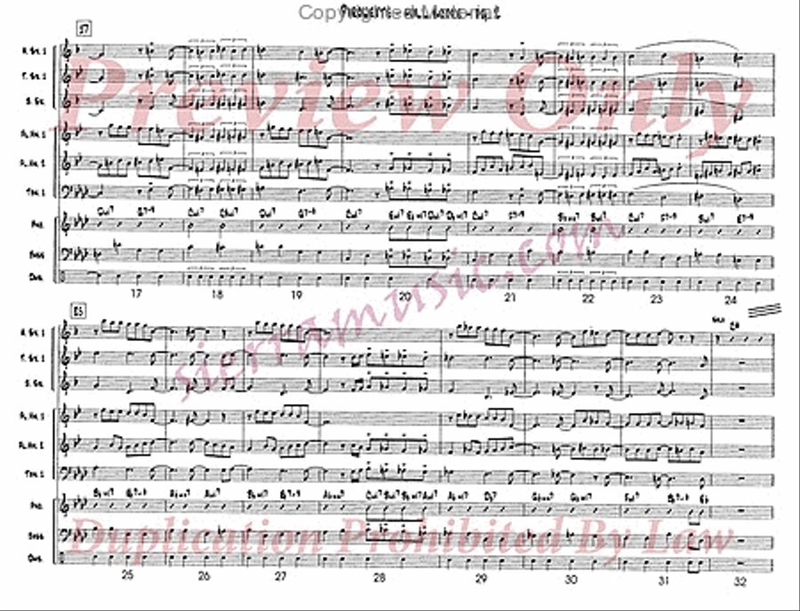 Pirouette Jazz Ensemble scores gallery preview page 3