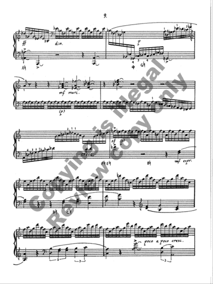 Sonata for Harp Harp scores gallery preview page 6
