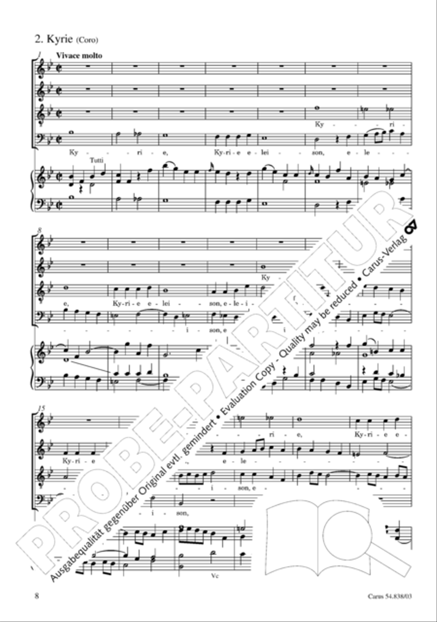 Requiem in B 4-Part scores gallery preview page 13
