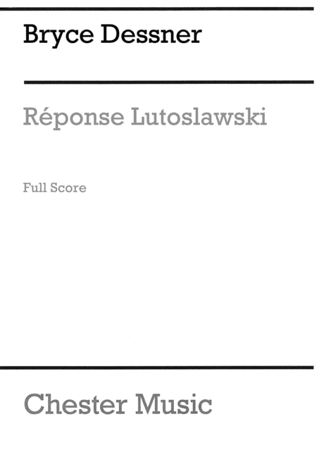 Reponse Lutoslawski