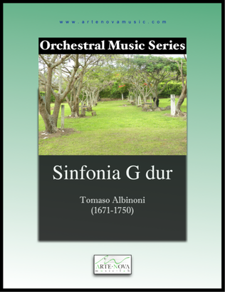 Book cover for Sinfonia G dur