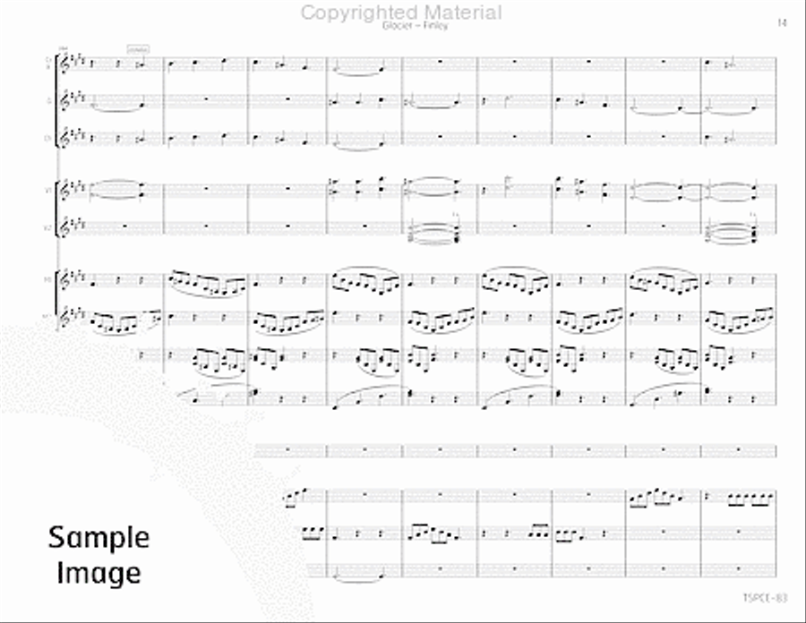 Glacier Percussion Ensemble scores gallery preview page 18