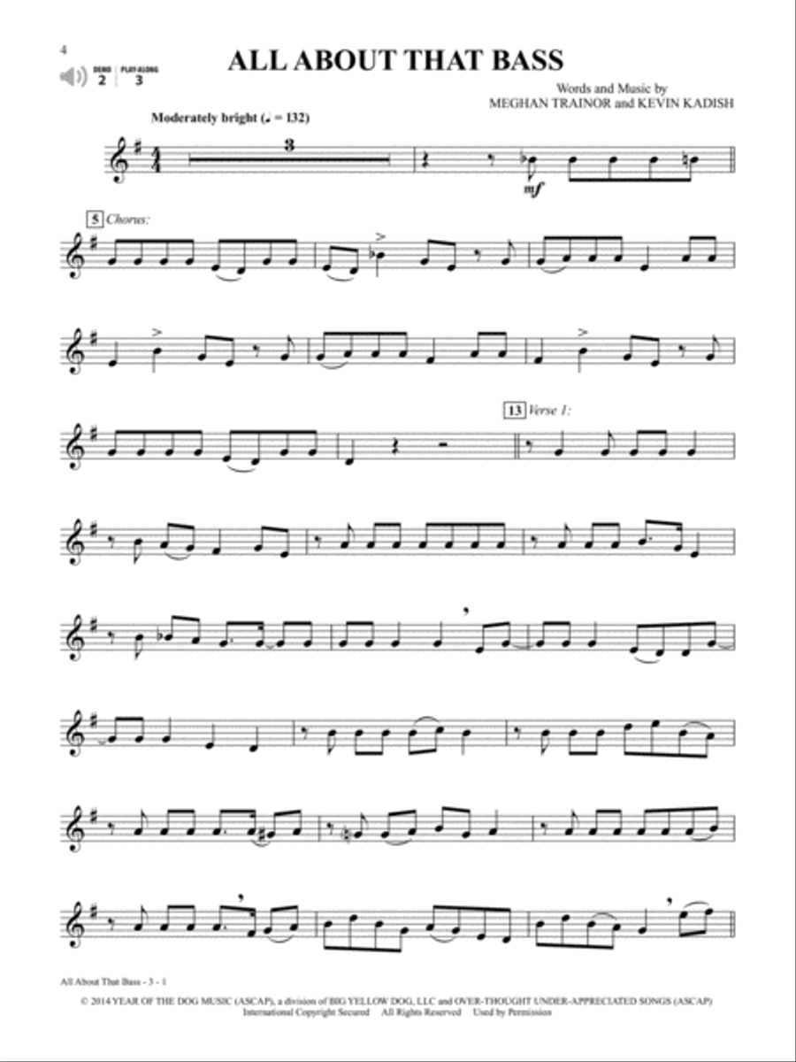 Top Hits from TV, Movies & Musicals Instrumental Solos Clarinet Solo scores gallery preview page 4