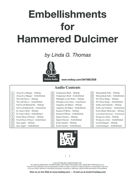 Embellishments for Hammered Dulcimer