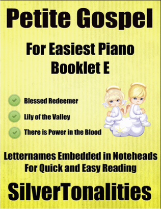Book cover for Petite Gospel for Easiest Piano Booklet E