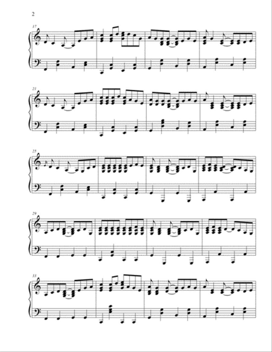Love At First Note (sheet music for piano) Love At First Note (sheet music for piano) Piano Solo scores gallery preview page 2