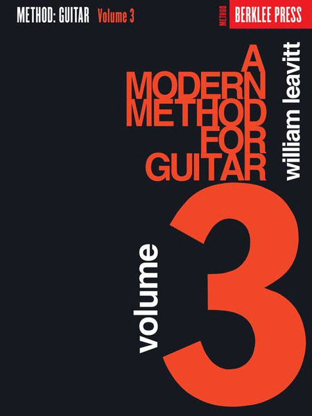 A Modern Method for Guitar – Volume 3